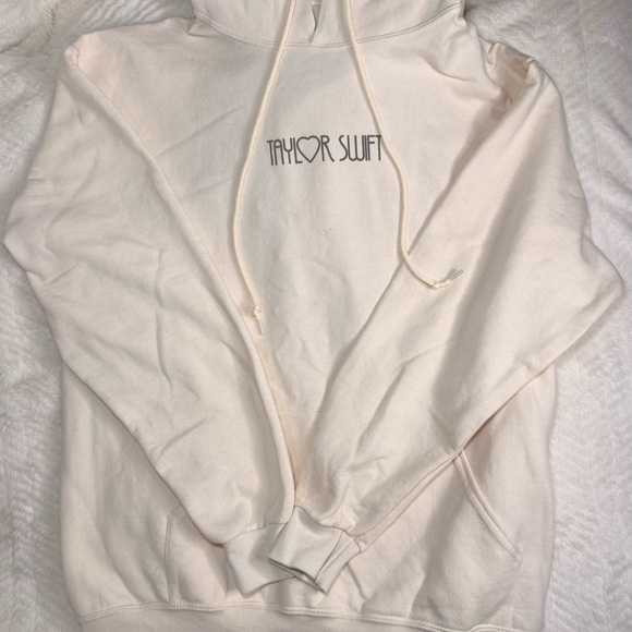 Taylor Swift Eras Tour Cream Hoodie - Picture 1 of 3